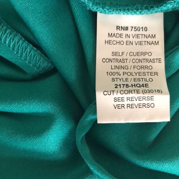 Jodi Kristopher Green Print Cutout Dress - Picture 8 of 8